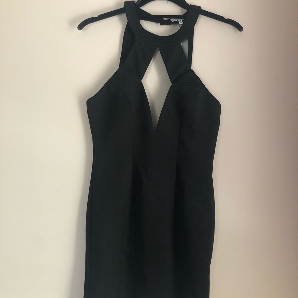 Tobi black mini dress